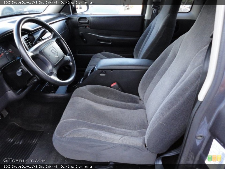 Dark Slate Gray Interior Photo for the 2003 Dodge Dakota SXT Club Cab 4x4 #53557122