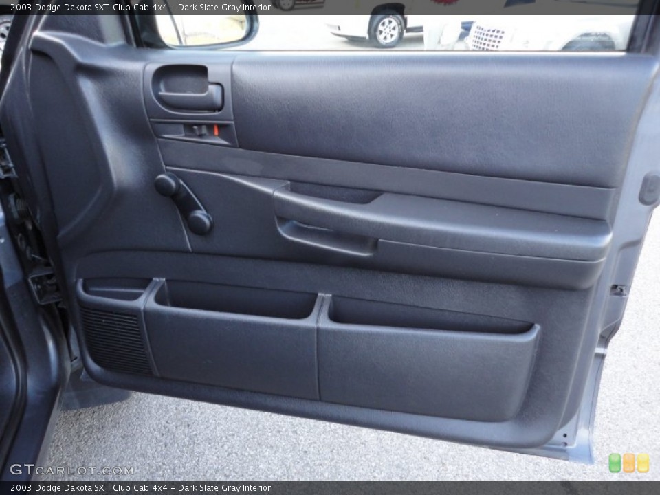 Dark Slate Gray Interior Door Panel for the 2003 Dodge Dakota SXT Club Cab 4x4 #53557239