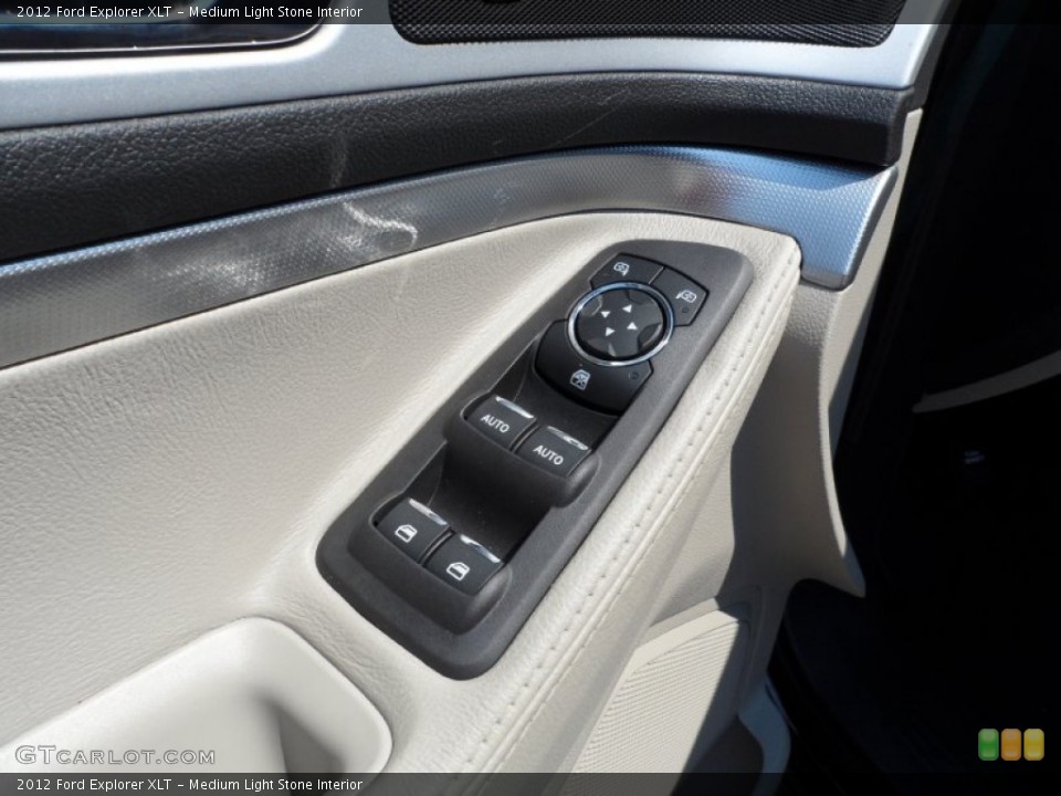 Medium Light Stone Interior Controls for the 2012 Ford Explorer XLT #53557275