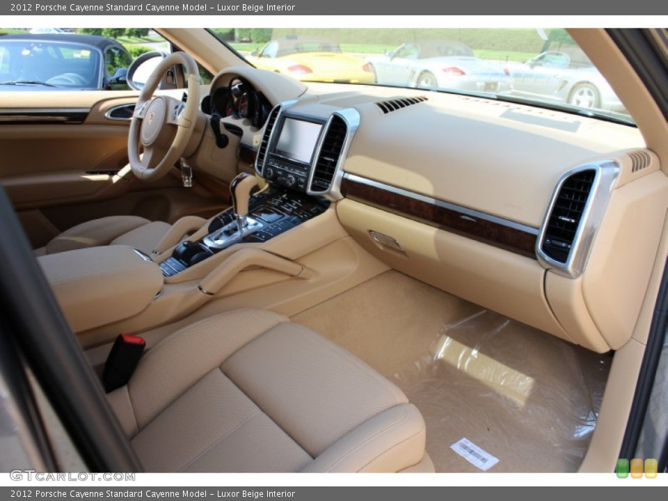 Luxor Beige Interior Dashboard for the 2012 Porsche Cayenne  #53557308