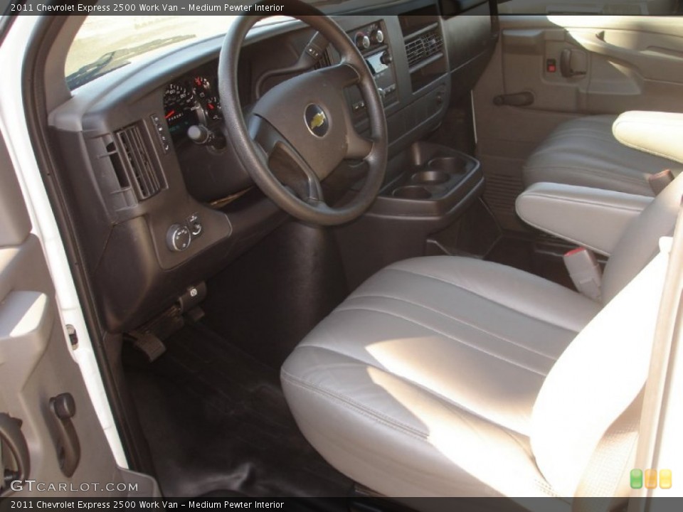 Medium Pewter Interior Photo for the 2011 Chevrolet Express 2500 Work Van #53557362