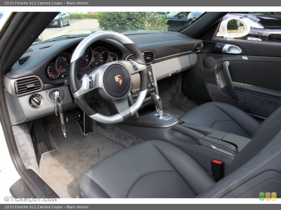 Black Interior Photo for the 2010 Porsche 911 Carrera Coupe #53557572