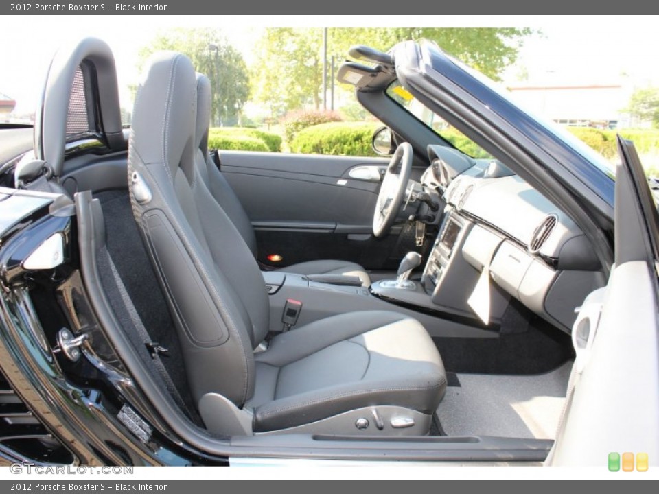 Black Interior Photo for the 2012 Porsche Boxster S #53558223