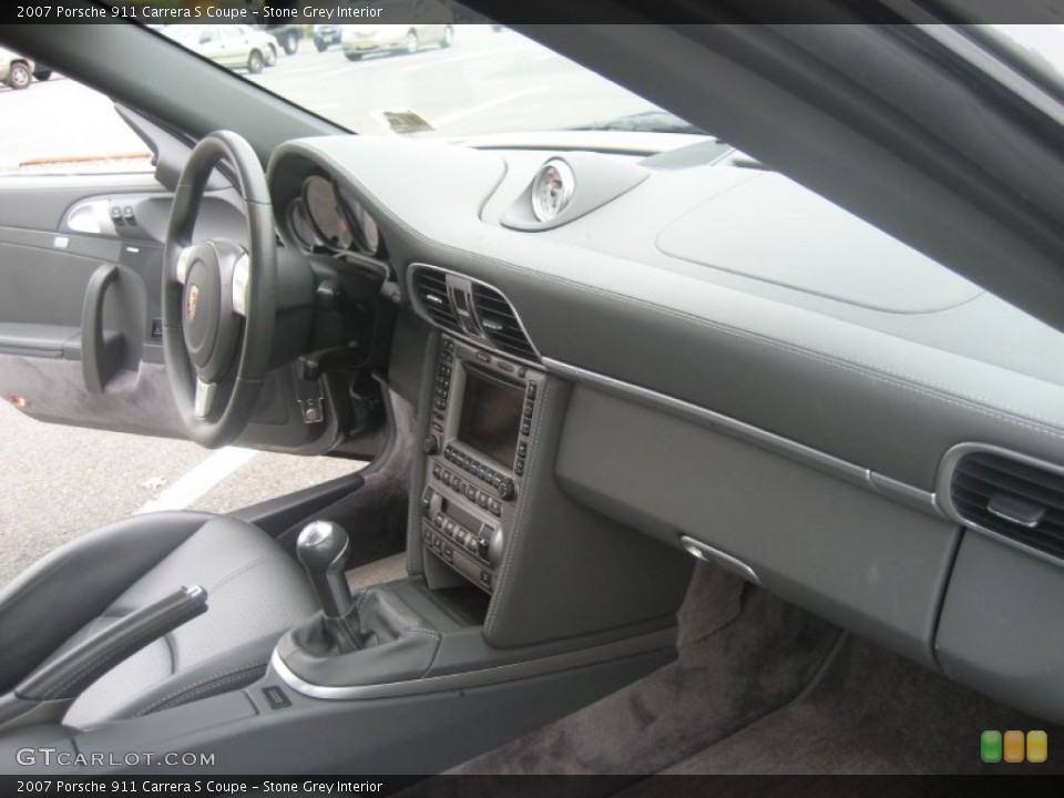 Stone Grey Interior Dashboard for the 2007 Porsche 911 Carrera S Coupe #53558622