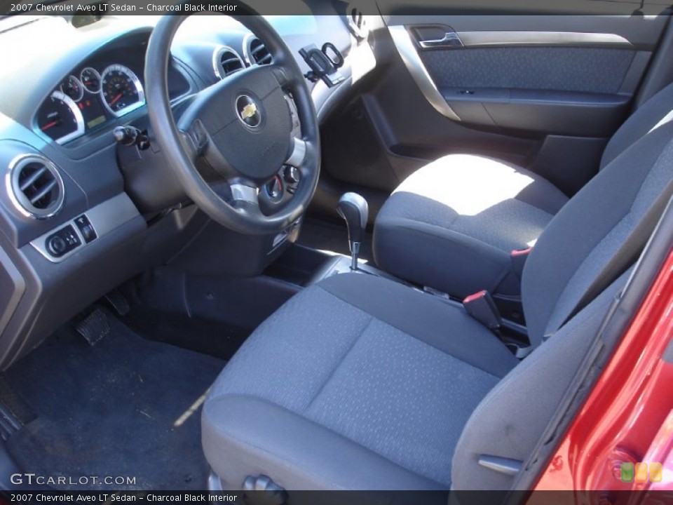 Charcoal Black 2007 Chevrolet Aveo Interiors