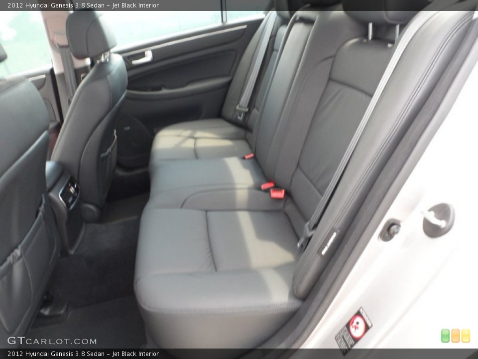 Jet Black Interior Photo for the 2012 Hyundai Genesis 3.8 Sedan #53558824