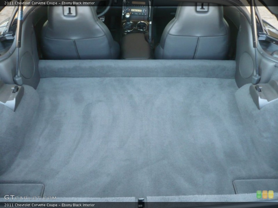 Ebony Black Interior Trunk for the 2011 Chevrolet Corvette Coupe #53558916