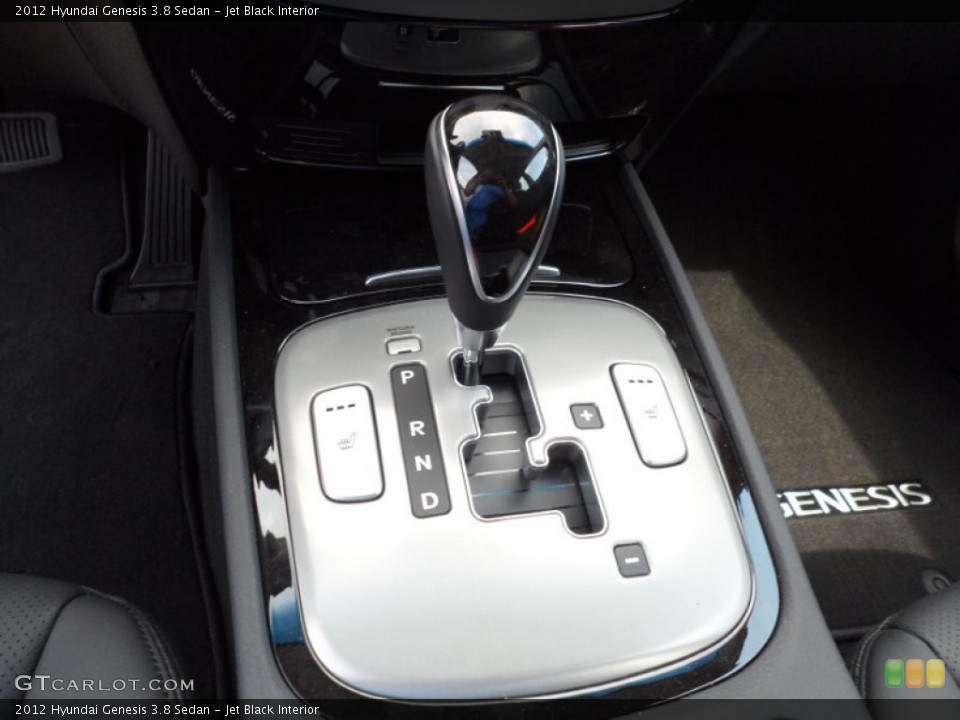 Jet Black Interior Transmission for the 2012 Hyundai Genesis 3.8 Sedan #53558982