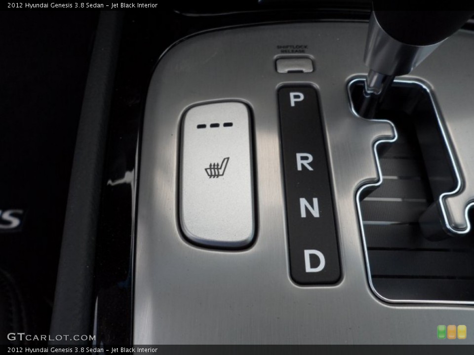 Jet Black Interior Transmission for the 2012 Hyundai Genesis 3.8 Sedan #53558997