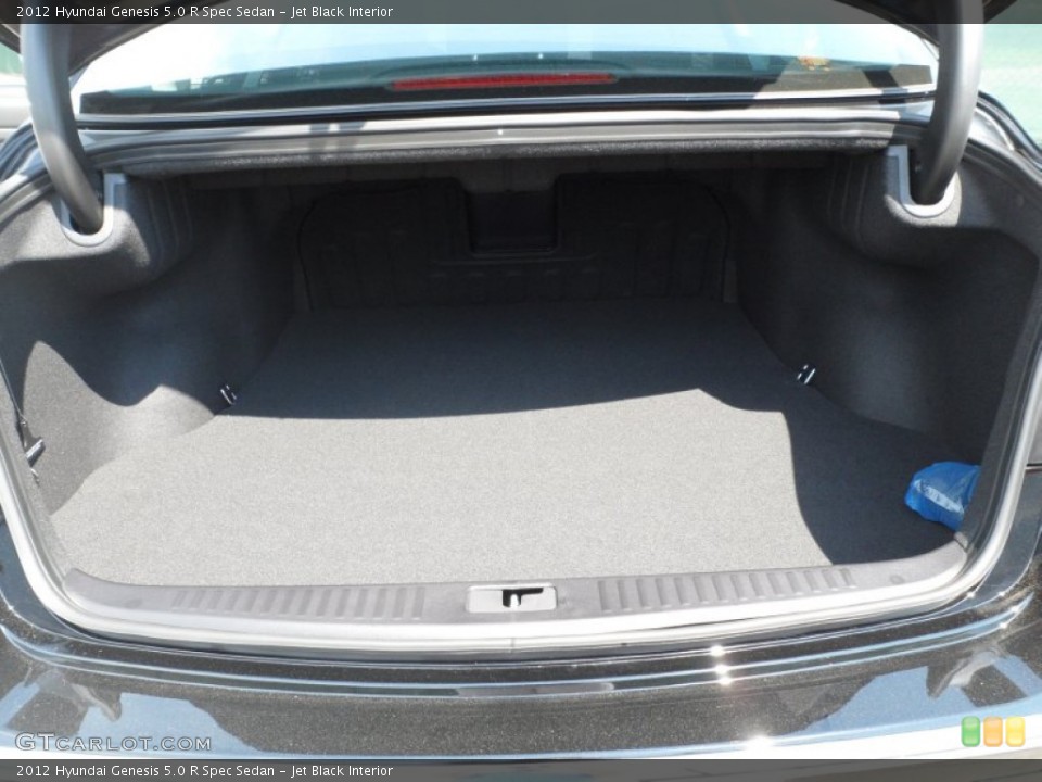 Jet Black Interior Trunk for the 2012 Hyundai Genesis 5.0 R Spec Sedan #53559312