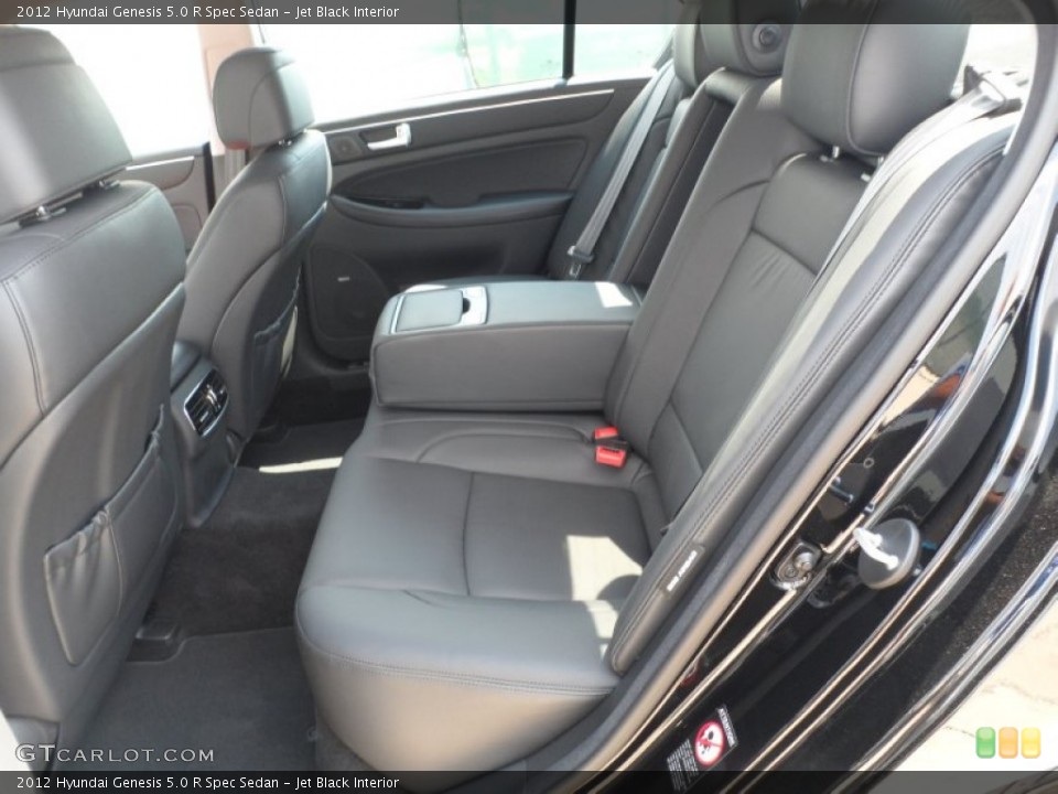 Jet Black Interior Photo for the 2012 Hyundai Genesis 5.0 R Spec Sedan #53559372