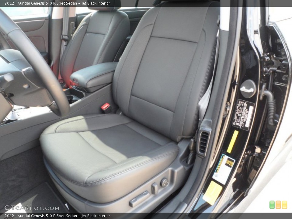 Jet Black Interior Photo for the 2012 Hyundai Genesis 5.0 R Spec Sedan #53559432