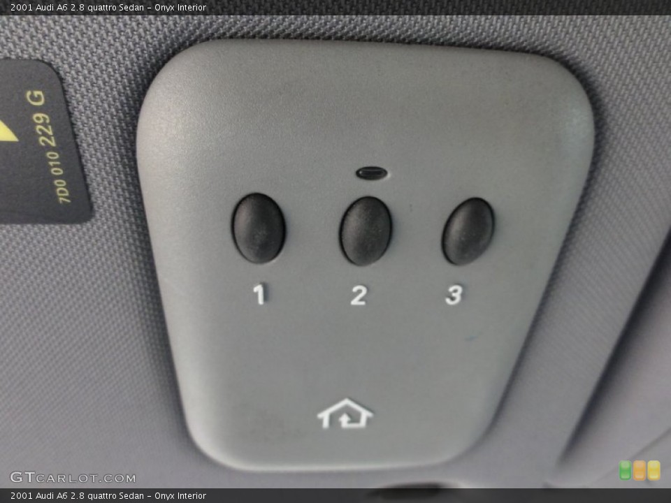 Onyx Interior Controls for the 2001 Audi A6 2.8 quattro Sedan #53563068