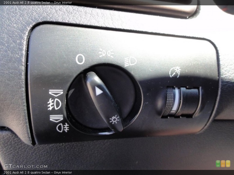 Onyx Interior Controls for the 2001 Audi A6 2.8 quattro Sedan #53563137