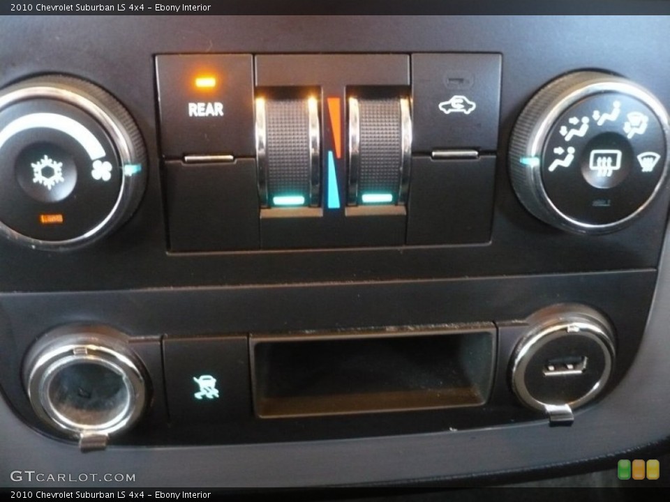 Ebony Interior Controls for the 2010 Chevrolet Suburban LS 4x4 #53563278