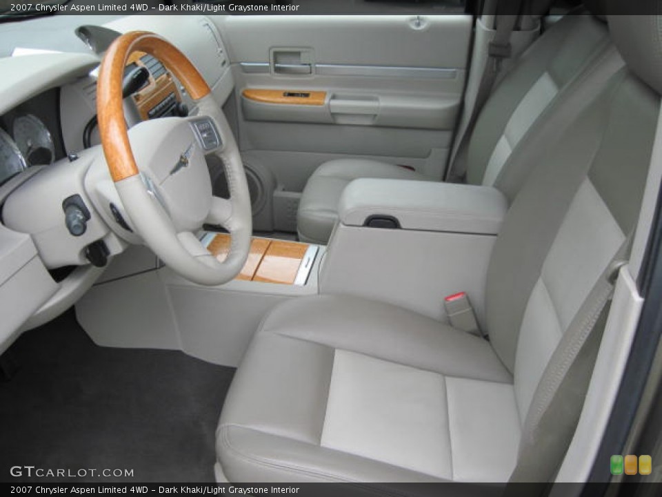 Dark Khaki/Light Graystone Interior Photo for the 2007 Chrysler Aspen Limited 4WD #53568500