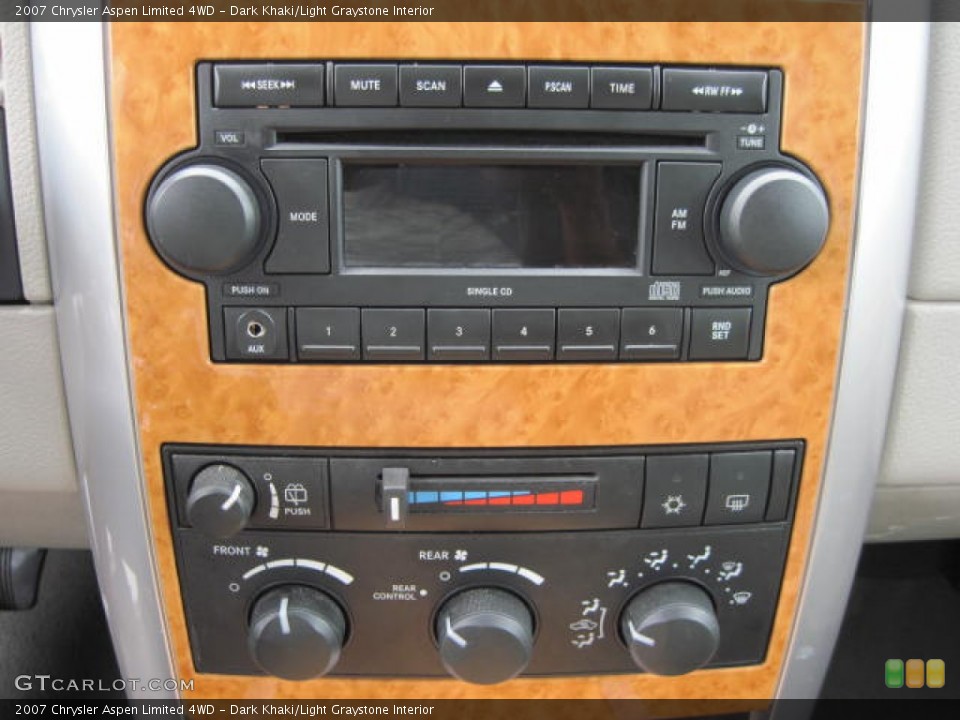 Dark Khaki/Light Graystone Interior Audio System for the 2007 Chrysler Aspen Limited 4WD #53568531