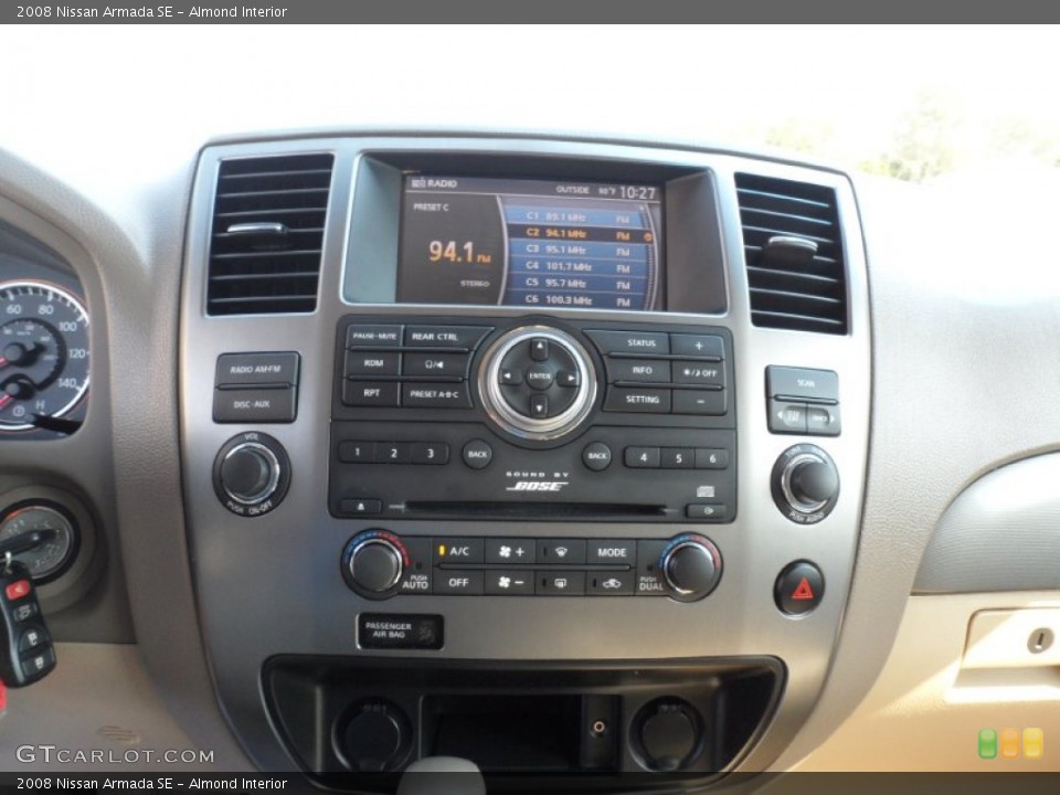 Almond Interior Controls for the 2008 Nissan Armada SE #53569683