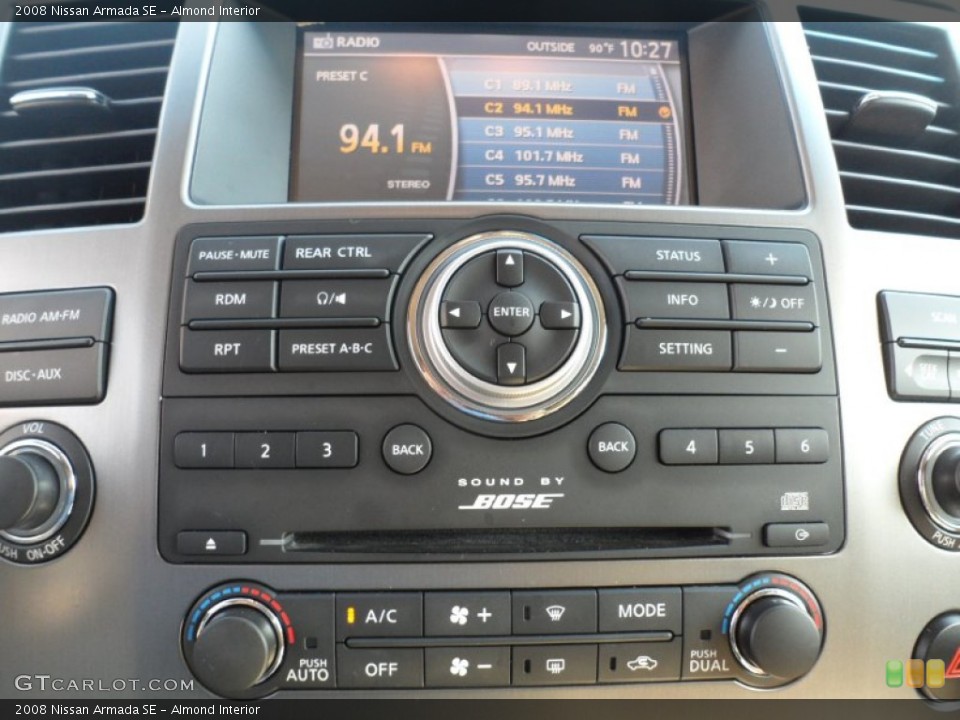 Almond Interior Controls for the 2008 Nissan Armada SE #53569698