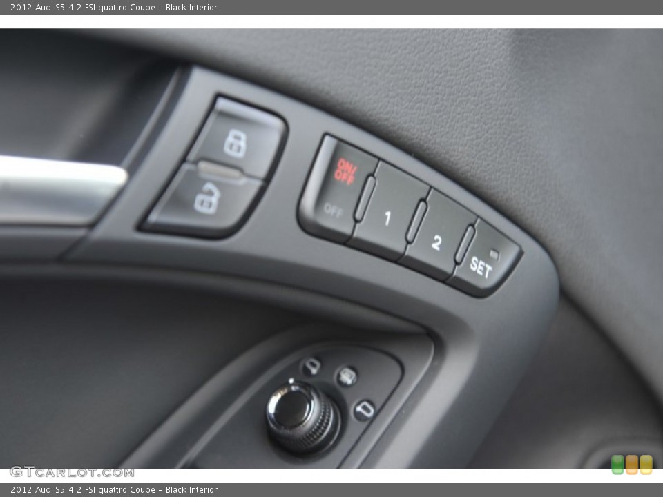 Black Interior Controls for the 2012 Audi S5 4.2 FSI quattro Coupe #53571029