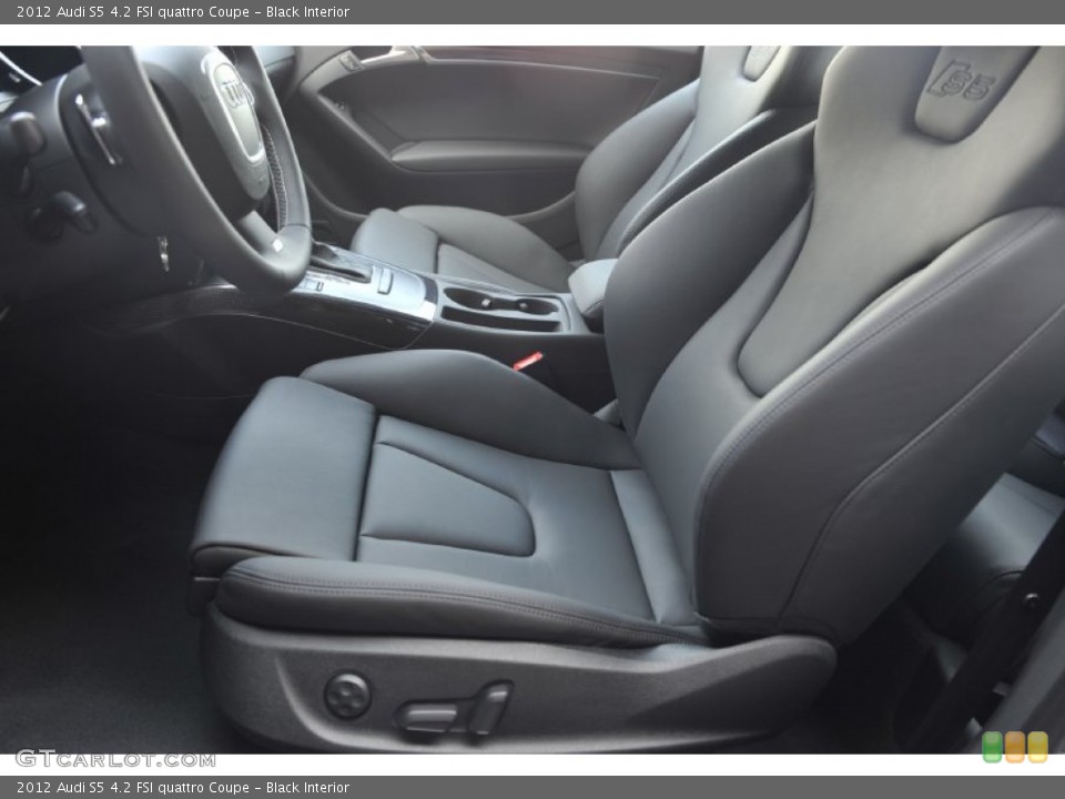 Black Interior Photo for the 2012 Audi S5 4.2 FSI quattro Coupe #53571055