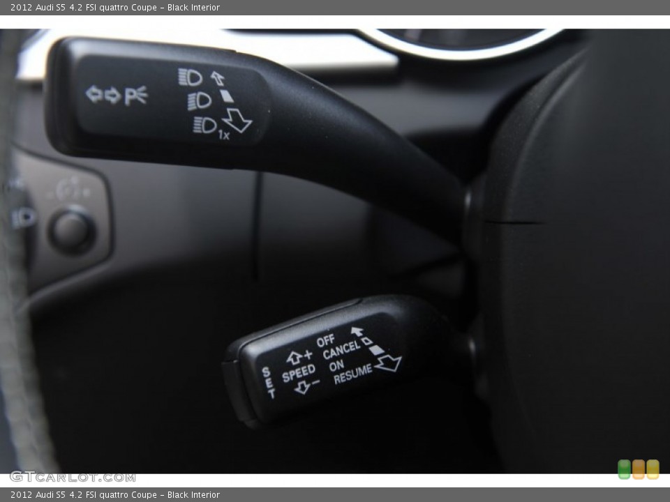 Black Interior Controls for the 2012 Audi S5 4.2 FSI quattro Coupe #53571276