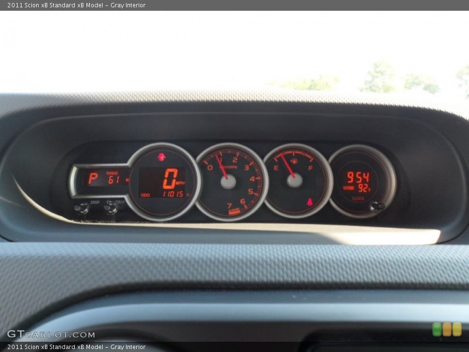 Gray Interior Gauges for the 2011 Scion xB  #53571647