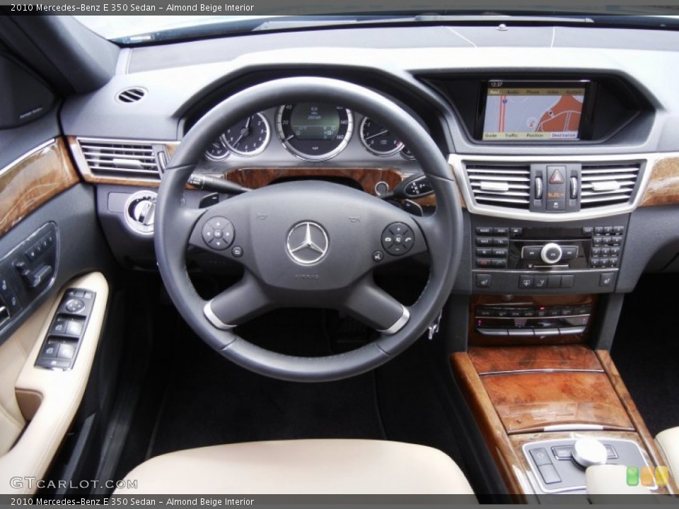 Almond Beige Interior Dashboard for the 2010 Mercedes-Benz E 350 Sedan #53571963