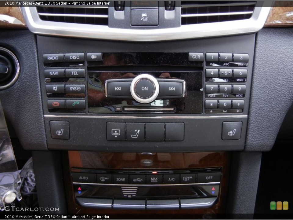 Almond Beige Interior Controls for the 2010 Mercedes-Benz E 350 Sedan #53572035