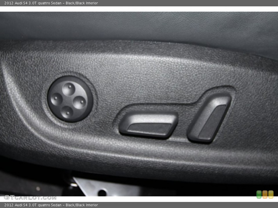 Black/Black Interior Controls for the 2012 Audi S4 3.0T quattro Sedan #53572617