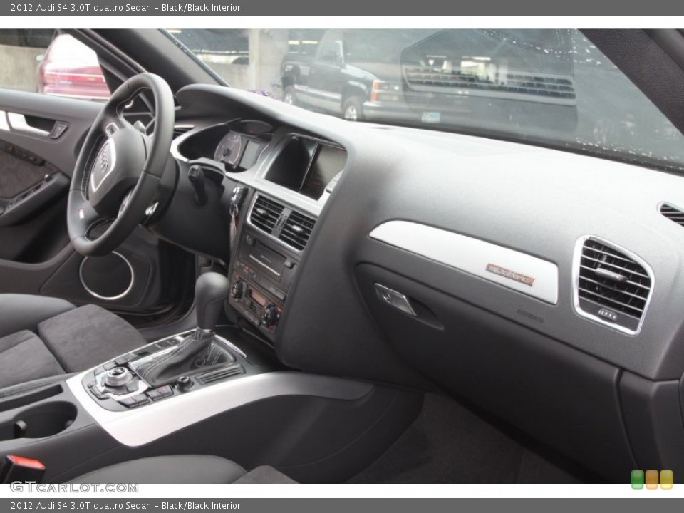 Black/Black Interior Dashboard for the 2012 Audi S4 3.0T quattro Sedan #53572737