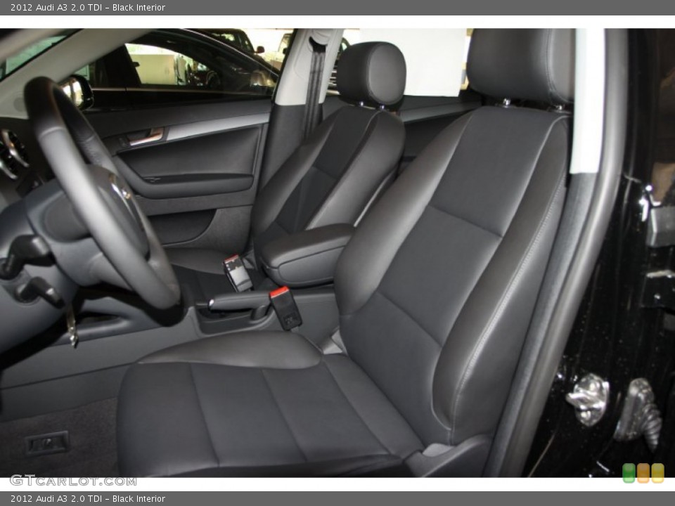 Black Interior Photo for the 2012 Audi A3 2.0 TDI #53572995