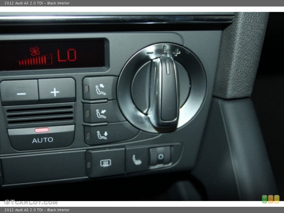 Black Interior Controls for the 2012 Audi A3 2.0 TDI #53573119