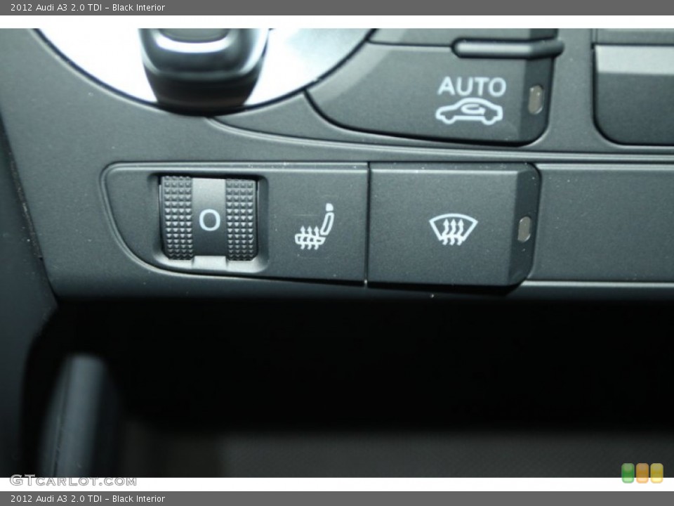 Black Interior Controls for the 2012 Audi A3 2.0 TDI #53573133