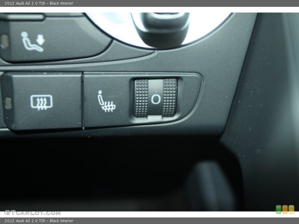 Black Interior Controls for the 2012 Audi A3 2.0 TDI #53573151