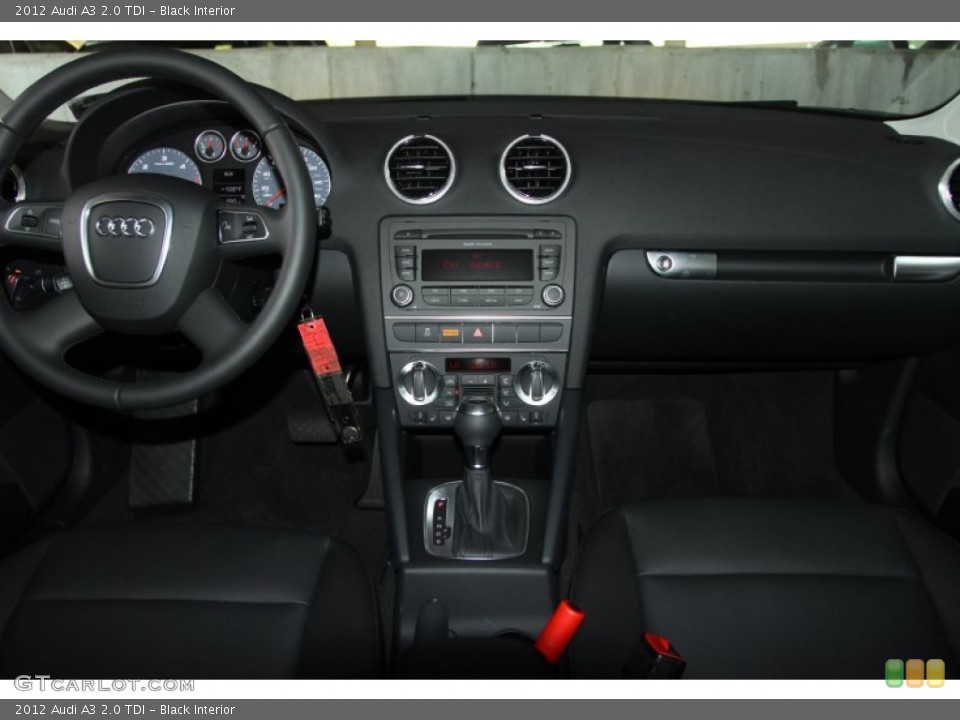 Black Interior Dashboard for the 2012 Audi A3 2.0 TDI #53573220