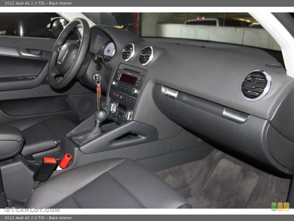 Black Interior Dashboard for the 2012 Audi A3 2.0 TDI #53573277