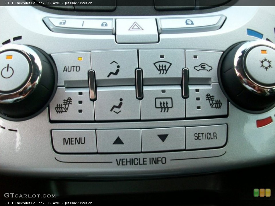 Jet Black Interior Controls for the 2011 Chevrolet Equinox LTZ AWD #53573436