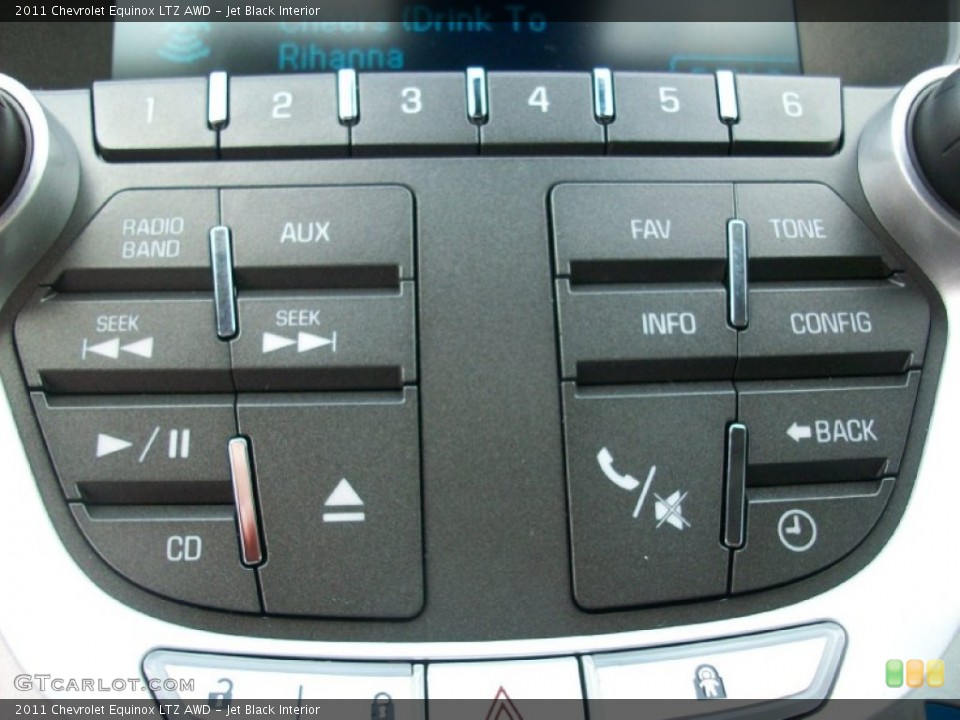 Jet Black Interior Controls for the 2011 Chevrolet Equinox LTZ AWD #53573448