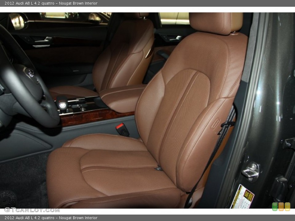 Nougat Brown Interior Photo for the 2012 Audi A8 L 4.2 quattro #53573514
