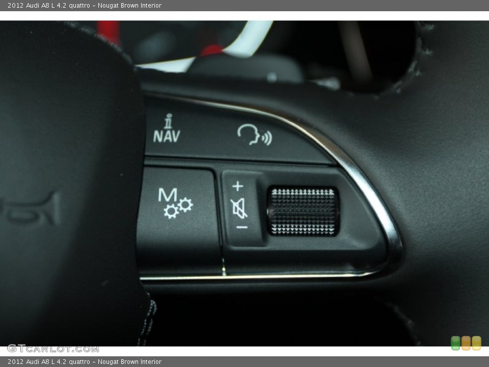 Nougat Brown Interior Controls for the 2012 Audi A8 L 4.2 quattro #53573670