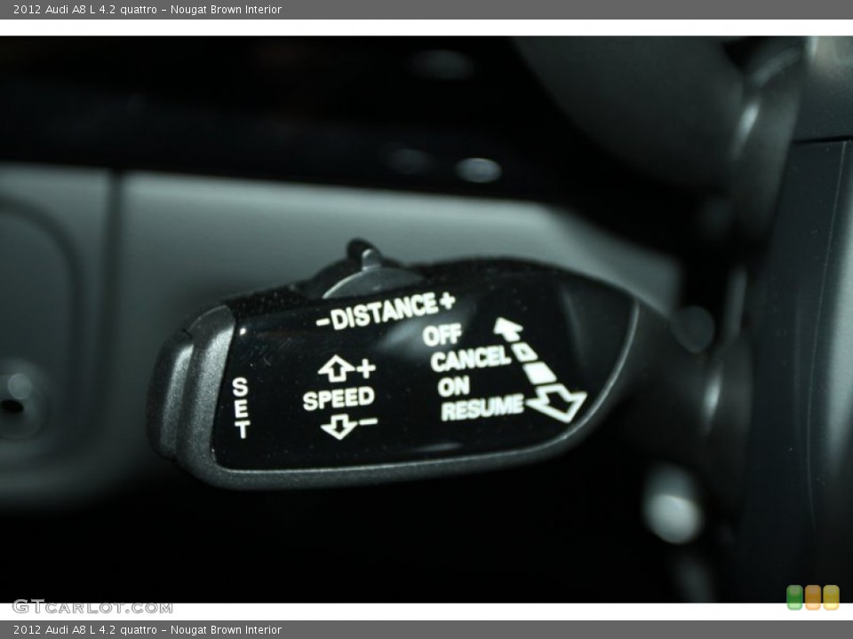 Nougat Brown Interior Controls for the 2012 Audi A8 L 4.2 quattro #53573700