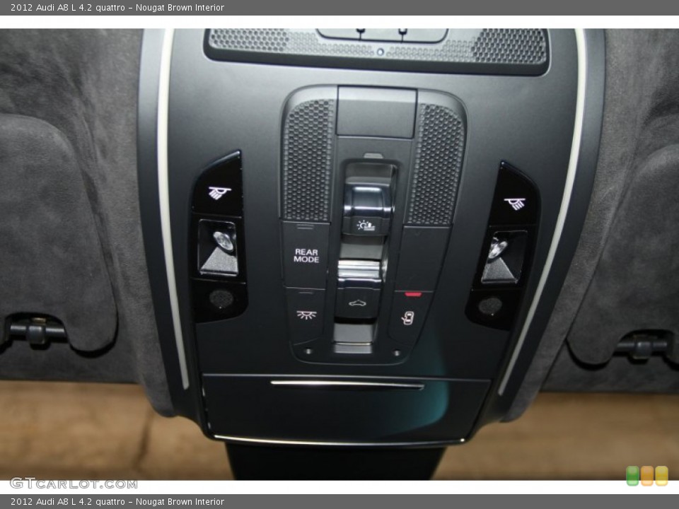 Nougat Brown Interior Controls for the 2012 Audi A8 L 4.2 quattro #53573775
