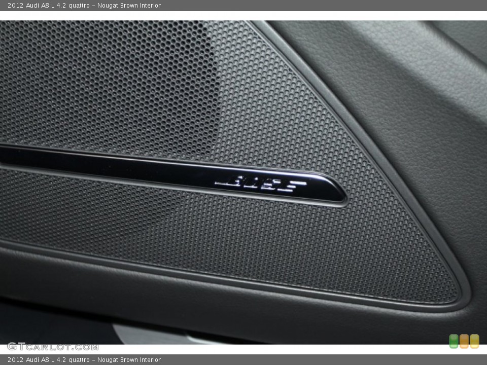 Nougat Brown Interior Audio System for the 2012 Audi A8 L 4.2 quattro #53573917