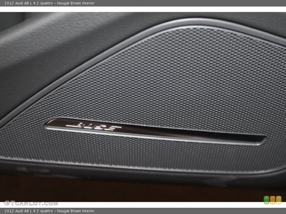 Nougat Brown Interior Audio System for the 2012 Audi A8 L 4.2 quattro #53573934