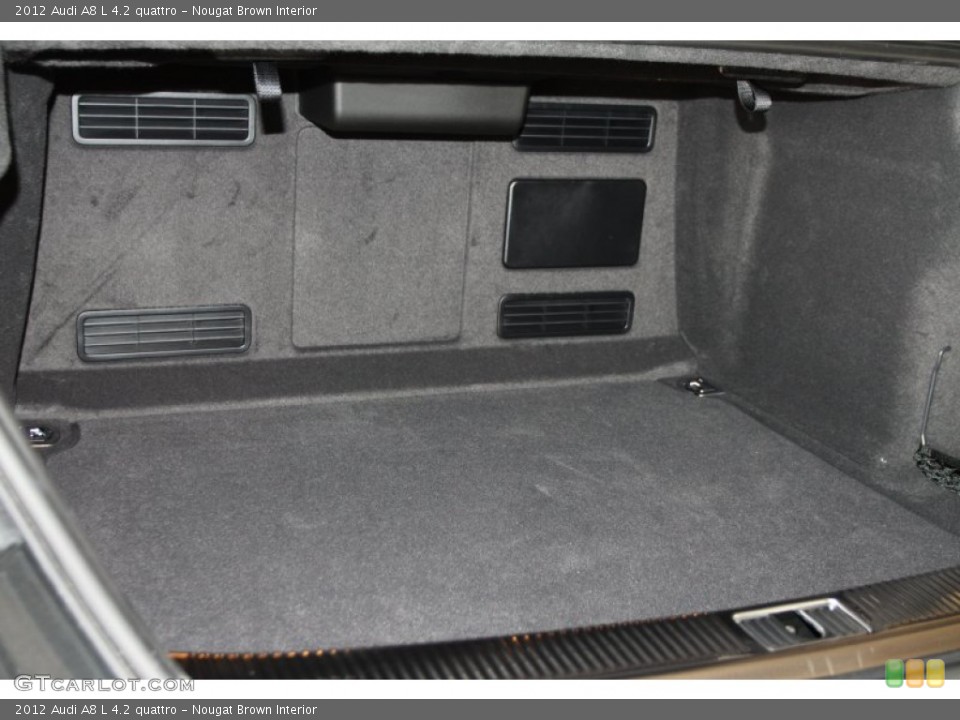 Nougat Brown Interior Trunk for the 2012 Audi A8 L 4.2 quattro #53573973
