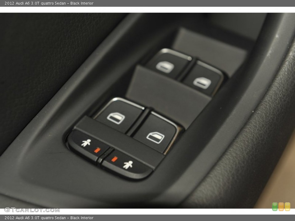 Black Interior Controls for the 2012 Audi A6 3.0T quattro Sedan #53574333