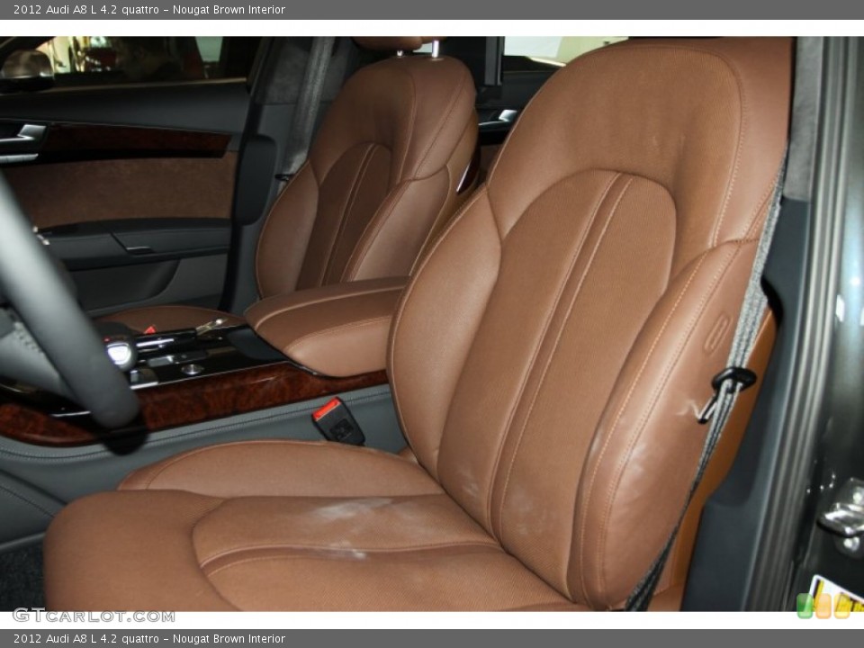 Nougat Brown Interior Photo for the 2012 Audi A8 L 4.2 quattro #53574921