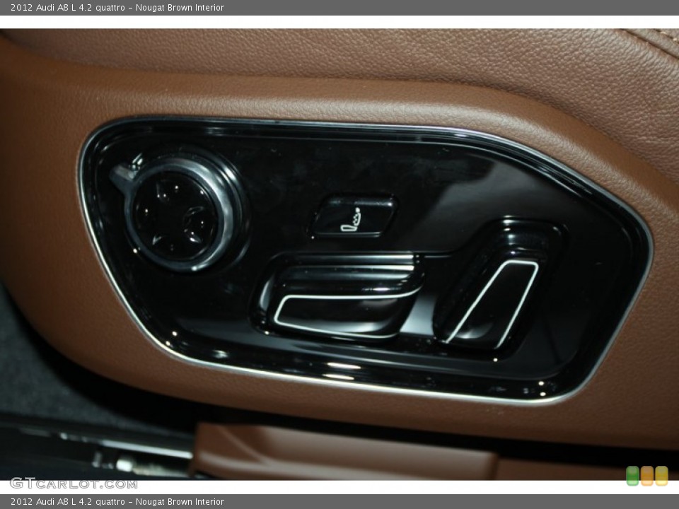 Nougat Brown Interior Controls for the 2012 Audi A8 L 4.2 quattro #53574966