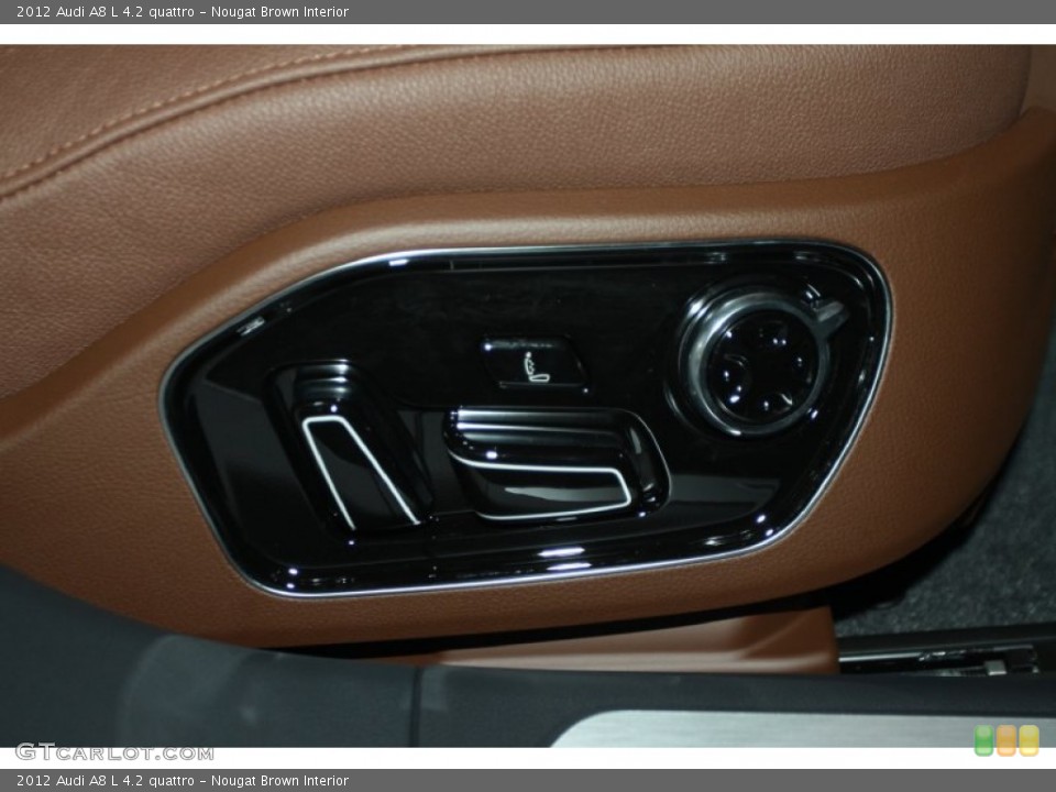 Nougat Brown Interior Controls for the 2012 Audi A8 L 4.2 quattro #53575470